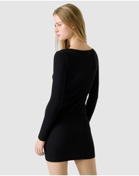GUESS Jeans - GUESS JEANS Slim Rib Mini Dress