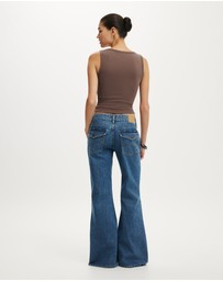 Cotton On - Low Relaxed Flare Jean