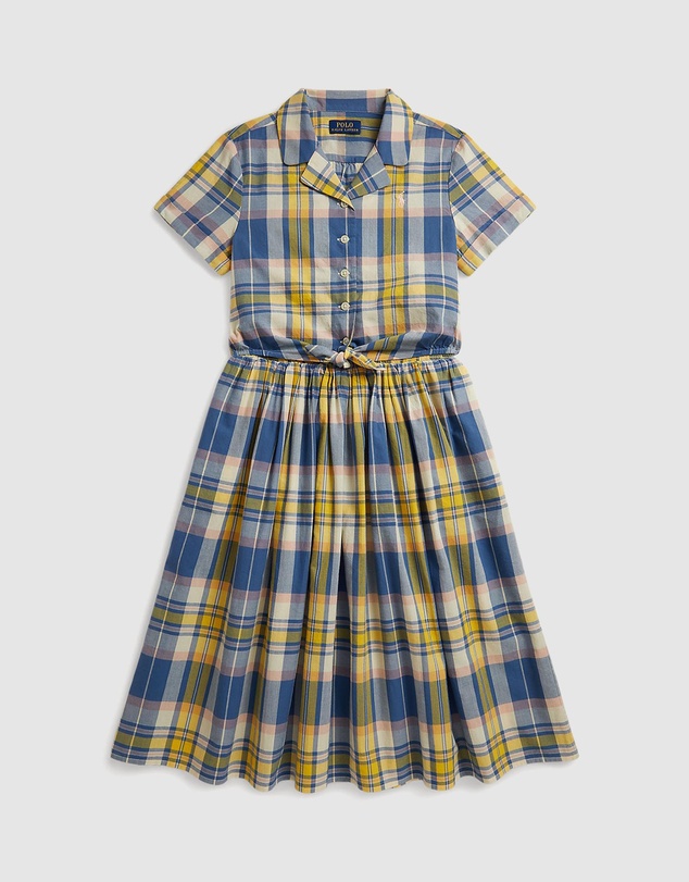 Polo Ralph Lauren - Plaid Cotton Tie-Front Shirt & Skirt - Kids-Teens