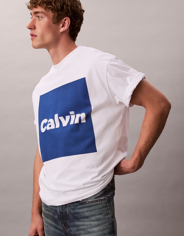 Calvin Klein Jeans - Logo Box Graphic Relaxed T-Shirt 