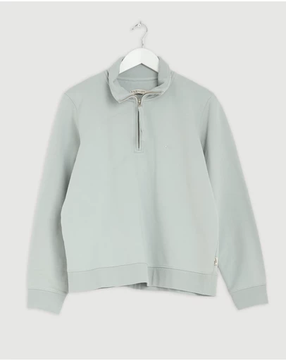 Revibe - Repaired R.M.Williams Trickett 1/4 Zip Sweatshirt - AU 10