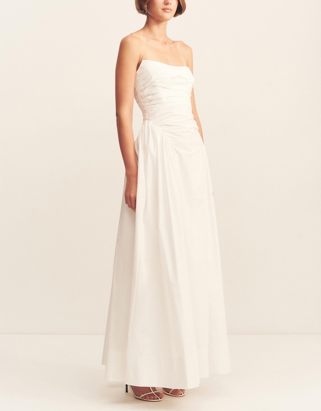Shona Joy - Morton Strapless Panelled Maxi Dress