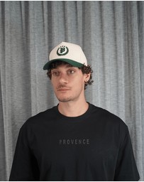 Provence - Contrast Crest Cap Off White/Green