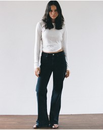 Outland Denim - Effie Mid Flare Jean