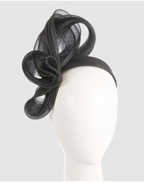 Fillies Collection - Bespoke Black Racing Fascinator
