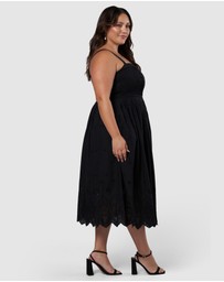 Something 4 Olivia - Brenna Broderie Midi Dress