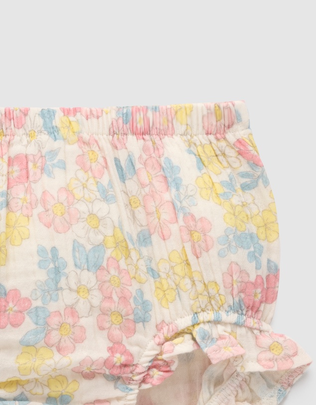 Purebaby - Ruffle Bloomer-Kids-Babies