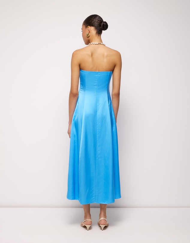 AERE - Aspyn Strapless Midi Dress