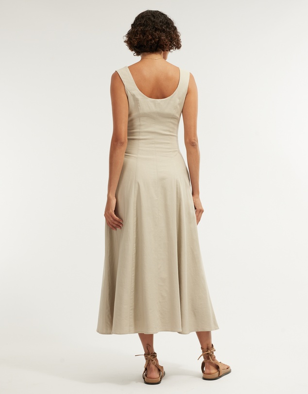 Amelius - Lucie Buttoned Midi Dress