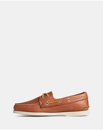 Sperry - Authentic Original 2-Eye Wide Leather Shoes - Men's