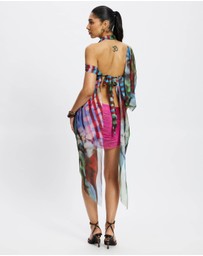 Jaded London - Asymmetric Longline Bra Top
