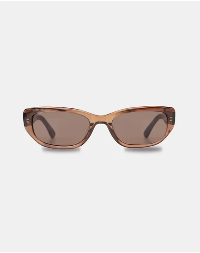 SABEN - Rory Sunglasses Sheer Brown