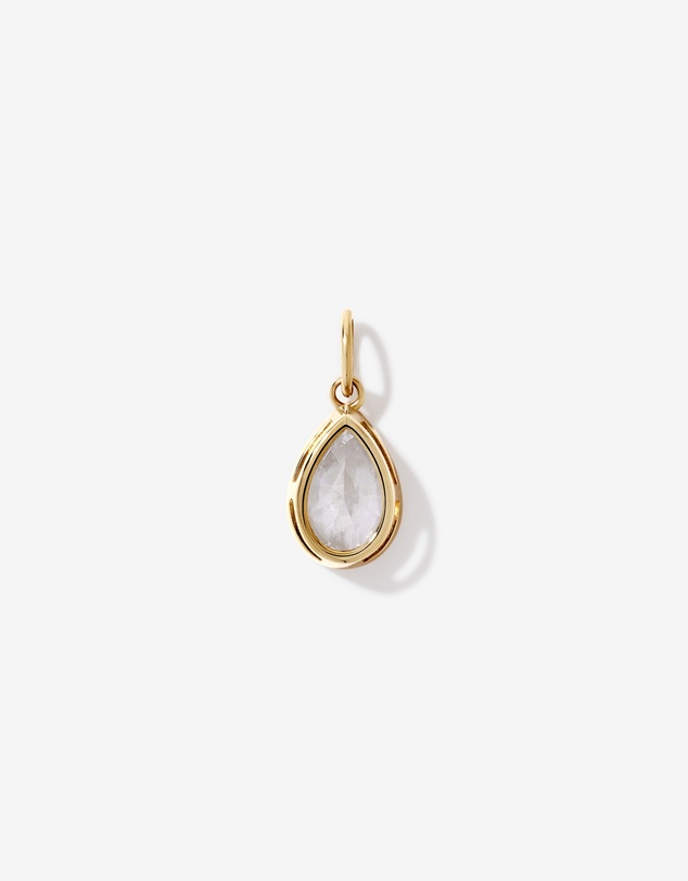 Michael Hill - Pear-Cut Cubic Zirconia Pendant in 18kt Yellow Gold Vermeil