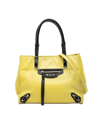 Pre-Loved by Azura Reborn - Pre-Loved Mini Bicolor Leather Papier A4 Zip Around Tote