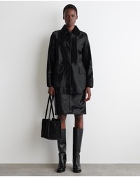 COS - Heeled Leather Knee Boots - Women's