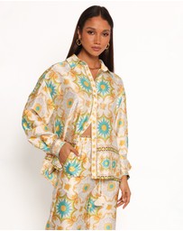 Petal & Pup - Gretel Shirt - White Multi
