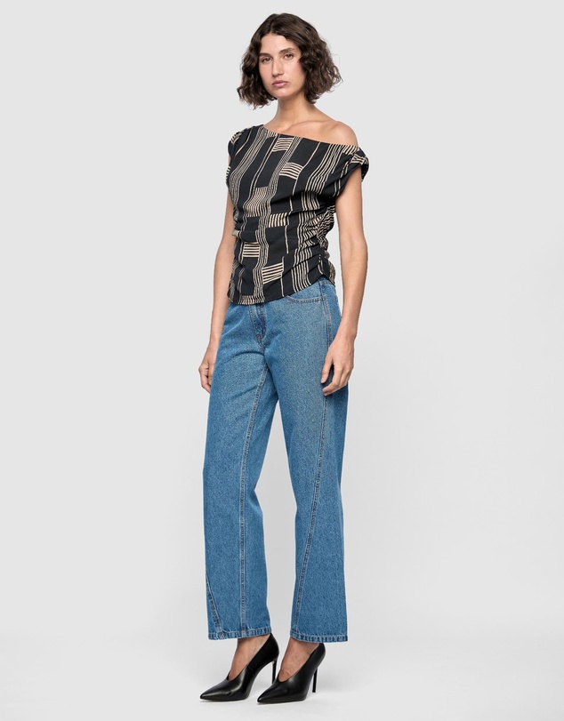 Staple the Label - Marina Asymmetrical Top
