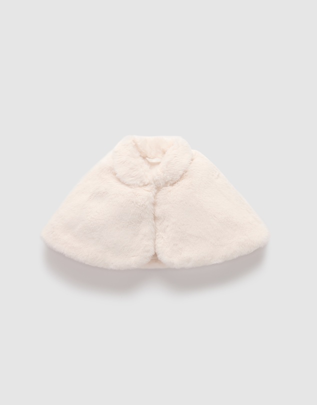 Purebaby - Faux Fur Cape - Kids-Babies