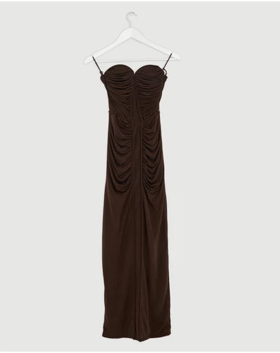 Revibe - Repaired MISHA The Totem Stocking Jersey Midi Dress - AU 8
