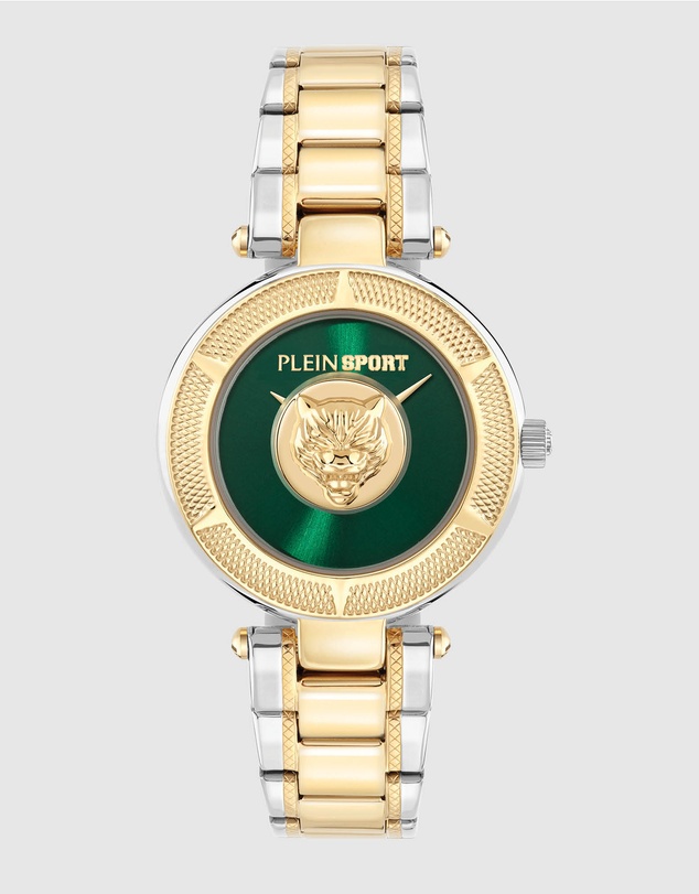 Plein Sport - OPIUM 34mm Gold Tone Analogue Watch
