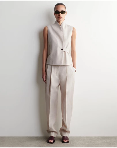 COS - Tailored Linen Tulip Trousers