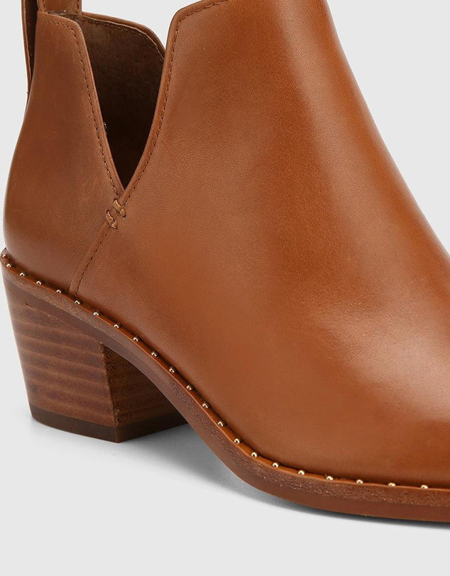 Wittner - Jiya Ankle Boot Havana Tan Leather