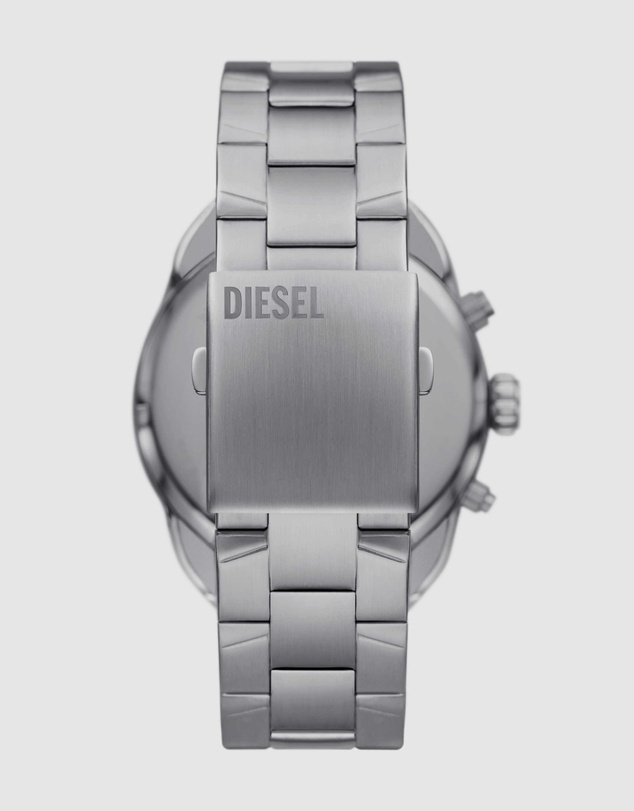 Diesel - Spiked Silver Tone Chronograph Watch