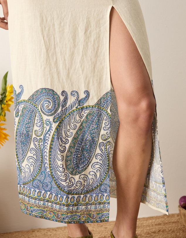 BOTEH - Arcadia Paisley Maxi Skirt With Split