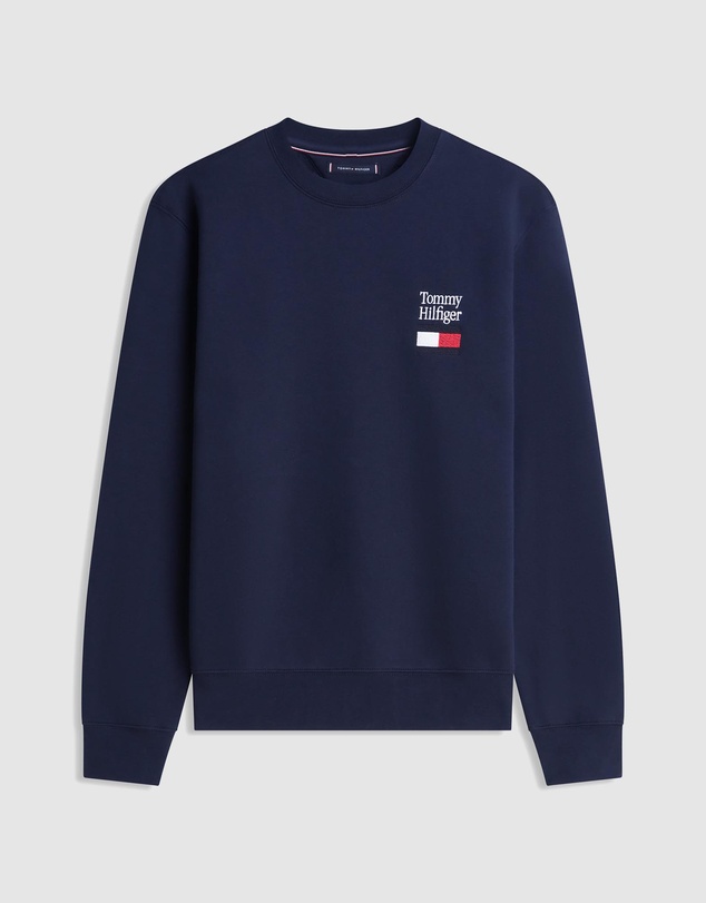 Tommy Hilfiger - Embroidered Flag Sweatshirt