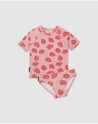Crywolf - SHORT SLEEVE RASH SET Strawberry Splash