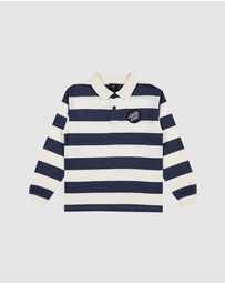Santa Cruz - Reverse Dot Patch Polo - Teens