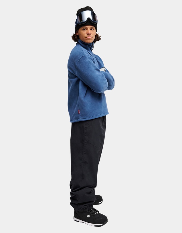 Quiksilver - Mens YG Cruz Polar Half Zip Fleece Jacket