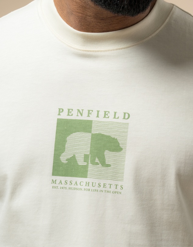 Penfield - Contrast Stripe Bear Graphic T-Shirt