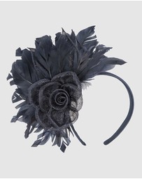 Max Alexander - Modern Navy Racing Fascinator