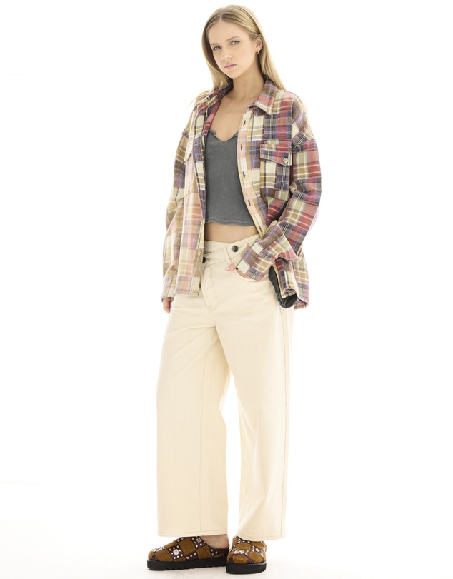 THE TALES - Check Flannel Bonded Jacket