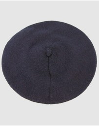 Max Alexander - European Made Navy Soft Wool Beret