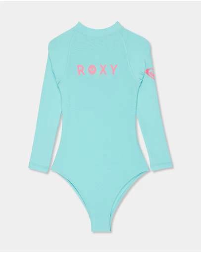 Roxy - Girls 2 to 7 Heater Onsie Long Sleeve Rash Vest