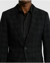 yd. - Alpa Check Stretch Blazer