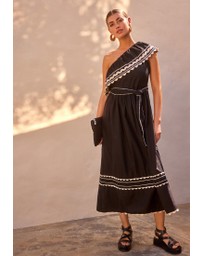 NEXT - One Shoulder Rik Rak Summer Dress