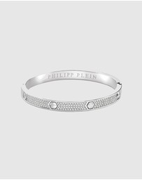 Philipp Plein - PLEIN CUFF Silver-Tone Bracelet