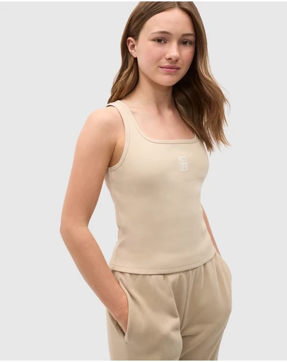 Seed Heritage - Square Neck Logo Tank - Teen