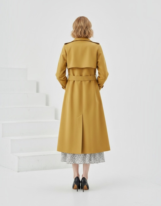 Mossée - Emma Button Front Trench Coat