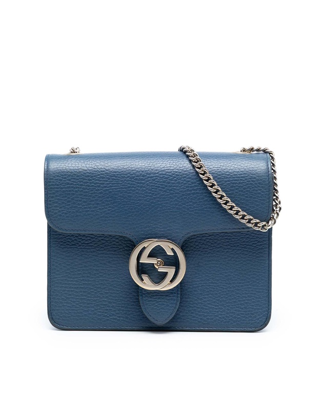 Pre-Loved by Azura Reborn - Pre-Loved Small Dollar Calfskin Interlocking G Crossbody