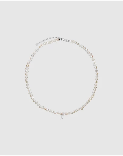 Karen Walker - Mini Girl with Pearls Necklace