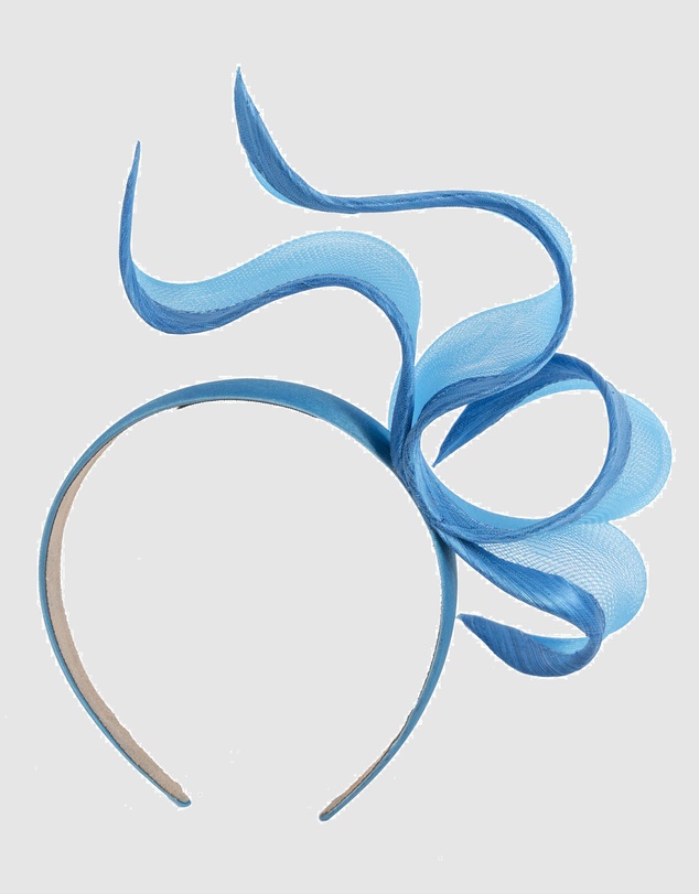 Fillies Collection - Bespoke Sculpted Blue Racing Fascinator