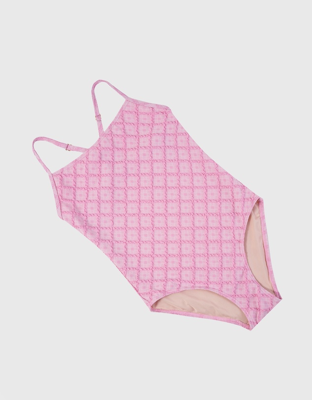 Aqua Blu Kids - Stepping Stones Pink Active One Piece - Teens