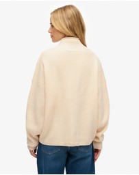 Superdry - Slouchy Mock Neck Jumper