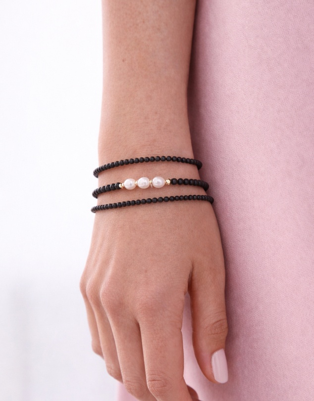 Miz Casa and Co - Crystal Beaded Bracelet Stack