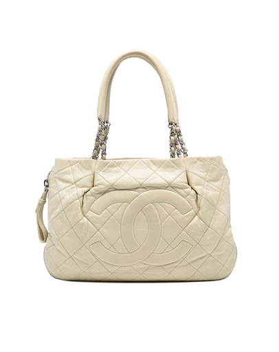 Pre-Loved by Azura Reborn - Pre-Loved CC Quilted Caviar Expandable Tote