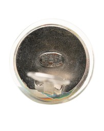 Pre-Loved by Azura Reborn - Pre-Loved CC Resin Holographic Camellia Round Clip On Earrings